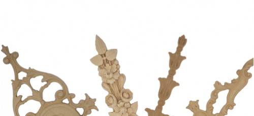 Fregi in pasta di legno